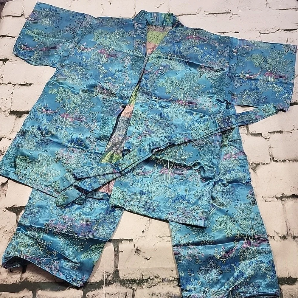 Mojo Play Costume Asian Boy Cultural Wear Robe Belt‎ Pants Dress-Up Pretend New
